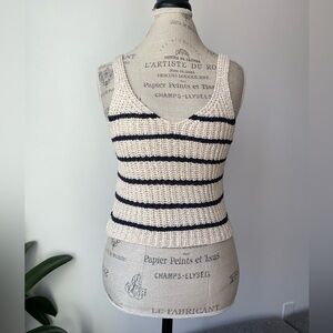Garage Stripe knit camisole top
Size: XS